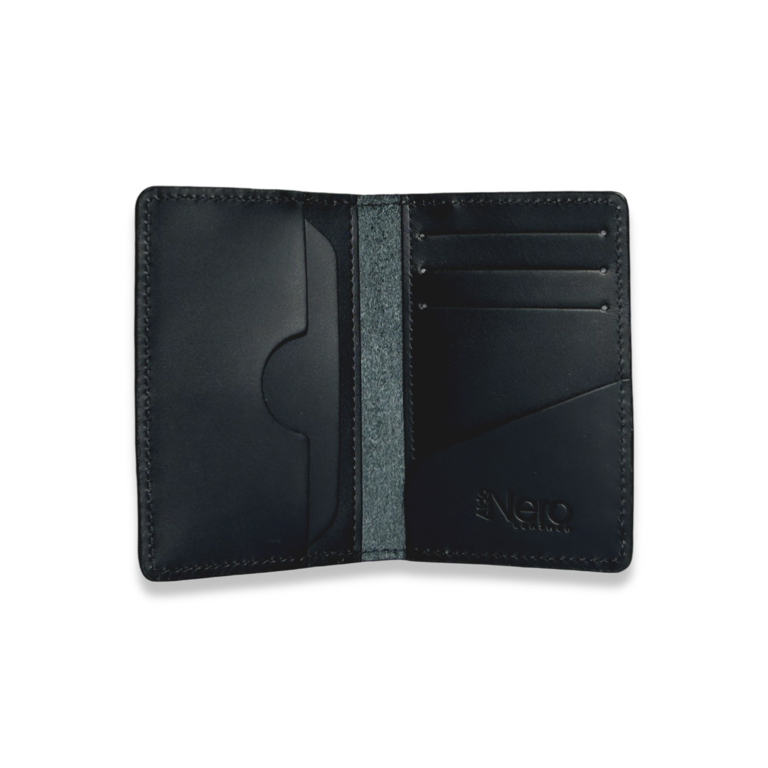 Tarjetero en cuero para hombre