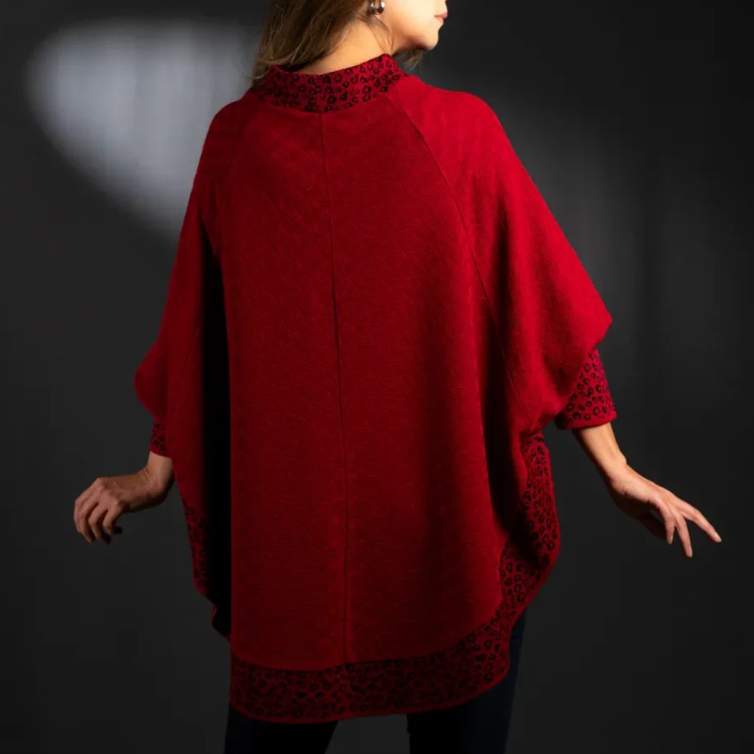 PONCHO CDC COCO ROJO 2