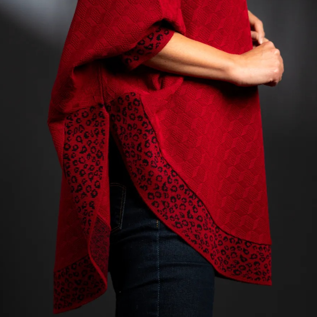 PONCHO CDC COCO ROJO 5